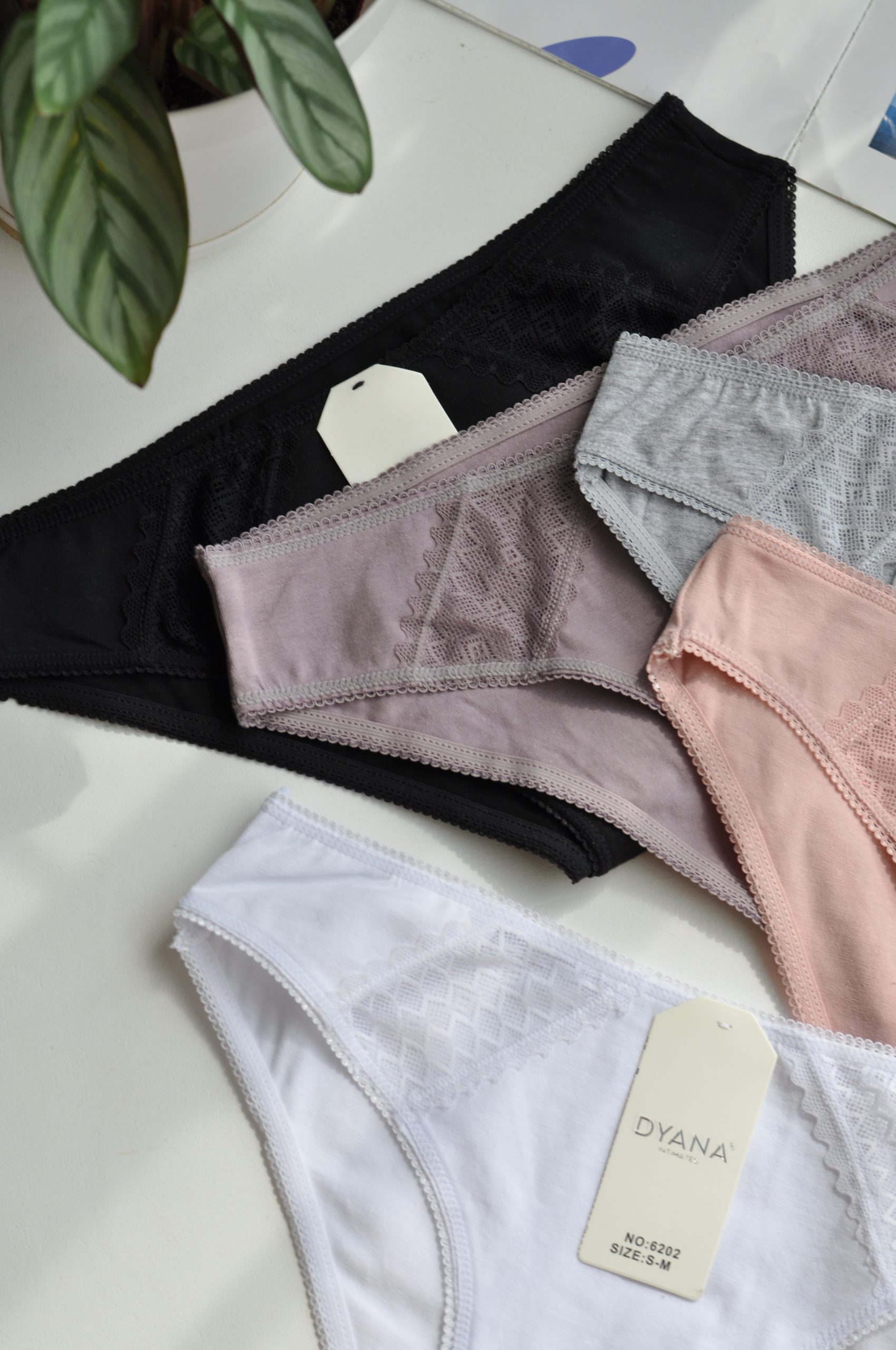 Сліпи з бавовни білі S/M - Зображення 6