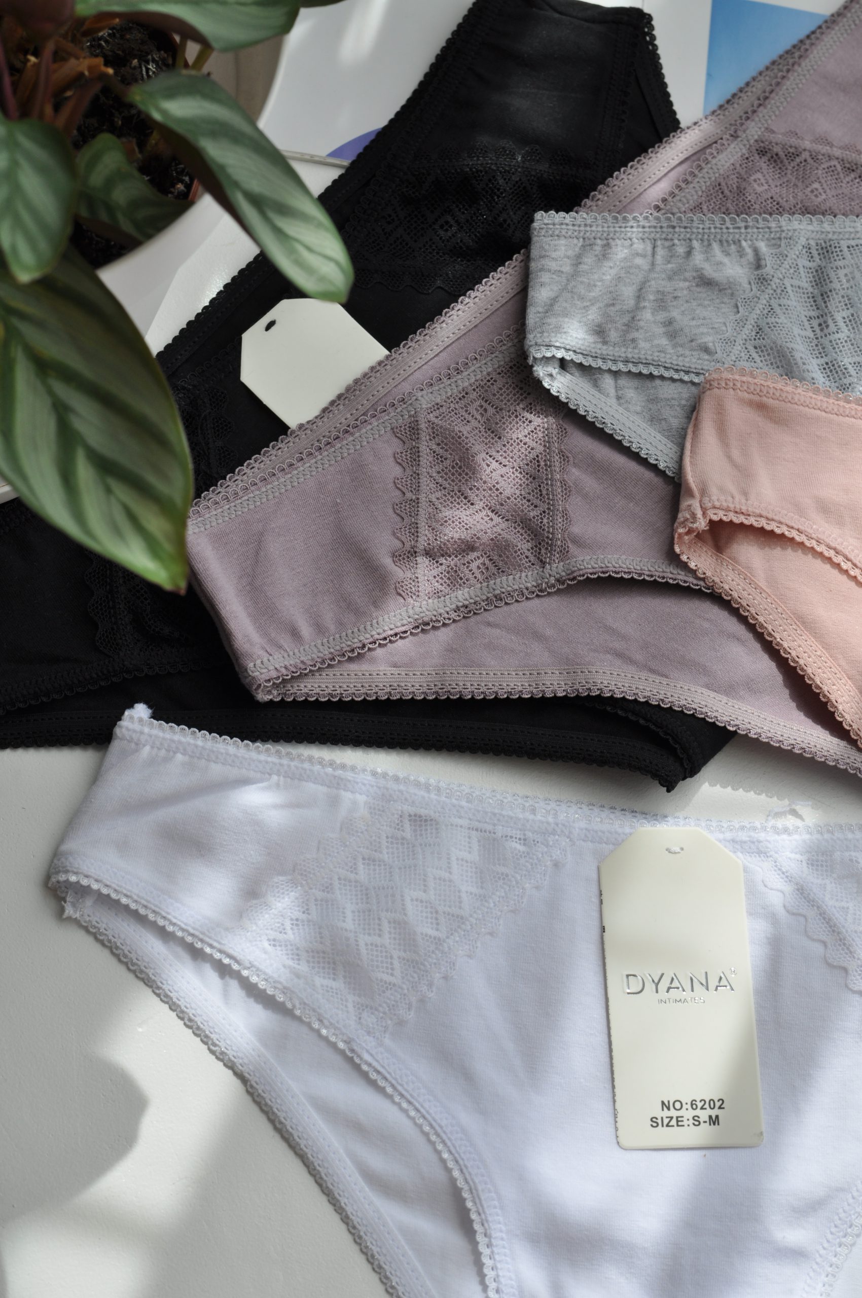 Сліпи з бавовни білі S/M - Зображення 3