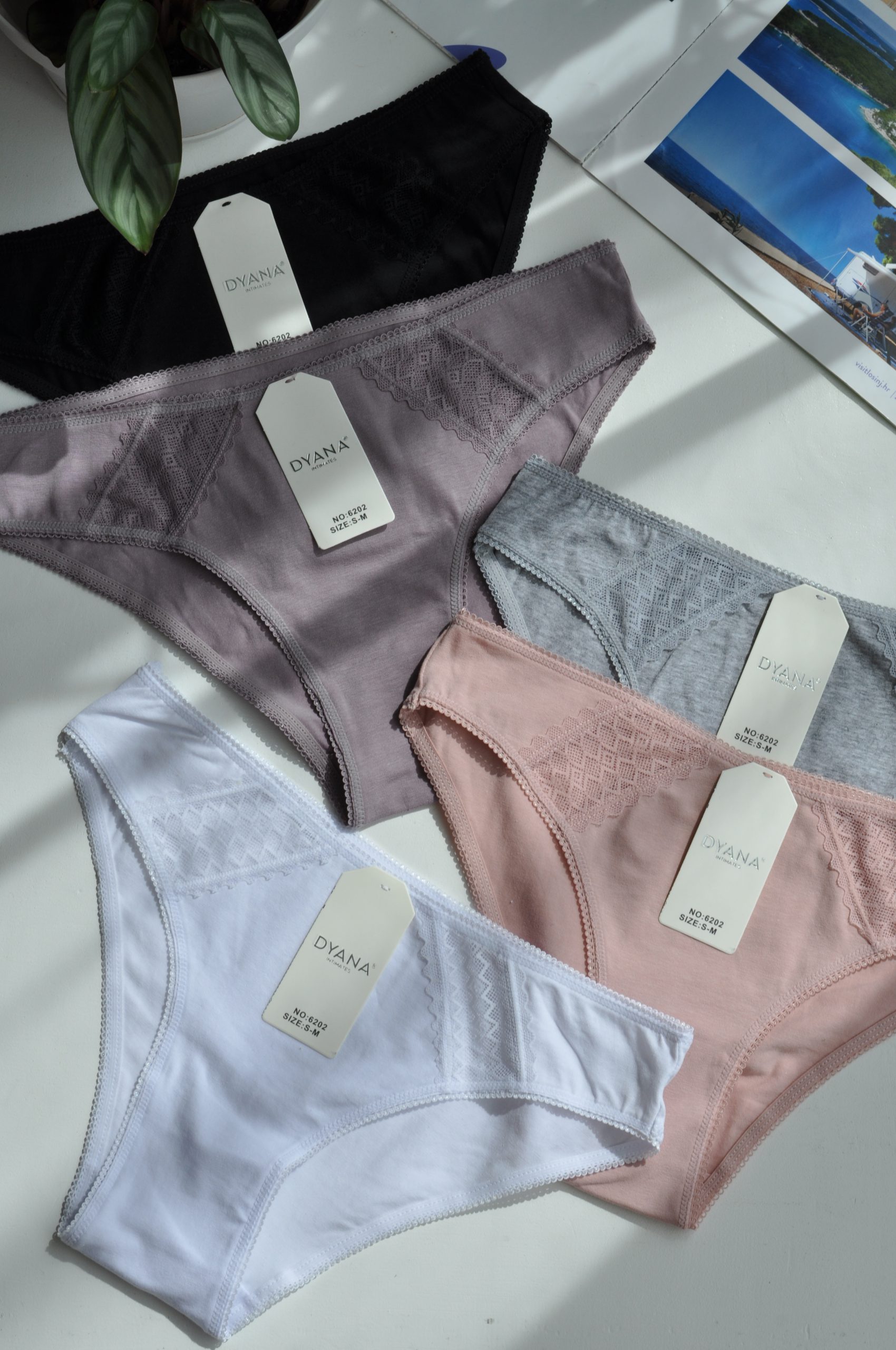 Сліпи з бавовни білі S/M - Зображення 5